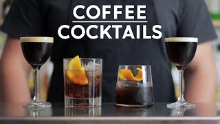 4 x Easy Coffee Cocktails [upl. by Eelreveb]