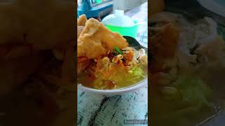 indonesian street food called soto ayam streetfood [upl. by Lona]