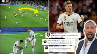 🎯🎯 Real Madrid fans crazy reactions to Toni kroos with an unreal assist to Brahim Diaz vs Granada [upl. by Attener]