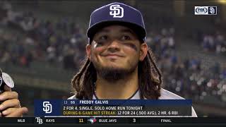 Freddy Galvis talks about the Padres win over LA [upl. by Pickford]