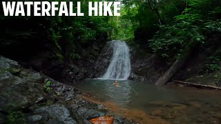 COSTA RICA  ALMOST BITTEN BY A VIPER  Hiking to seven waterfalls [upl. by Leahcimnoj]