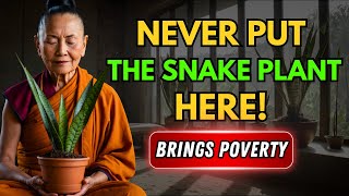 This Common Snake Plant Mistake Is BLOCKING Your Abundance ✨ Ancient Buddhist Secret REVEALED [upl. by Etnaed307]