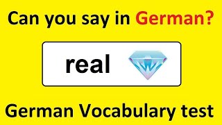 Can you guess 2020  German Vocabulary Test for Beginners [upl. by Eddie]