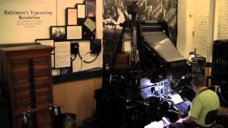 The Linotype  Work Baltimore Part 1 [upl. by Worsham307]