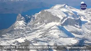 Groenlandia desde el cielo  Aterrizando en Nuuk [upl. by Anik]