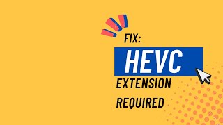 Fix HEVC Image Extensions Required FREE  Official [upl. by Noired965]