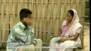 Microcredit from Grameen Bank in Bagladesh Phone ladies [upl. by Ghiselin]