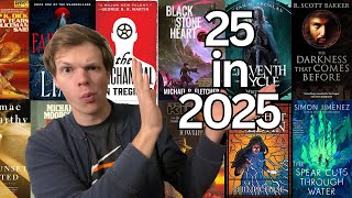 25 BOOKS IN 2025  Book Recommendations and TBR [upl. by Eiralih289]