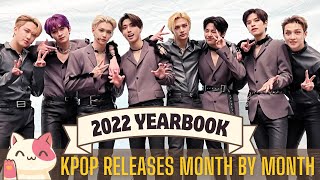 KPOP YEARBOOK 2022 RELEASES BY MONTH [upl. by Dickman]