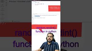 random randint function in python  random module in python codewithdaneyal [upl. by Drahsar826]