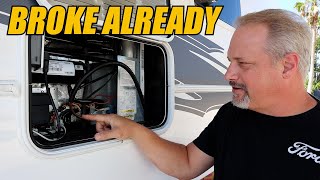 Broken RV Refrigerator First Vacation Day Out  How Did We Fix It  Truck Camper Life [upl. by Ttenaj174]