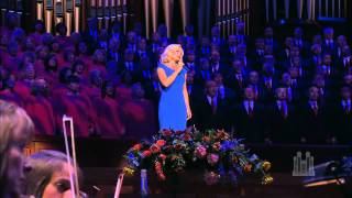 Katherine Jenkins and the Mormon Tabernacle Choir sing quotThe Prayerquot [upl. by Nomelc]