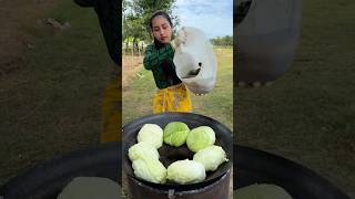 How to crispy fish with cabbage recipe shortvideo shorts cooking food recipe [upl. by Undry]