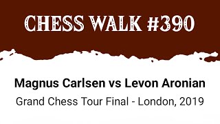 Magnus Carlsen vs Levon Aronian • Grand Chess Tour Final  London 2019 [upl. by Damaris]