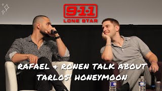 Ronen Rubinstein amp Rafael Silva talk about Tarlos’ honeymoon [upl. by Aeslehc]