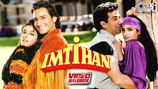 Imtihan Movie Jukebox  Saif Ali Khan Raveena Tandon Sunny Deol  Anu Malik  Bollywood 90s Hits [upl. by Haiel856]