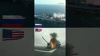 Naval battle exercise US Navy vs Russian Navy [upl. by Ajax]