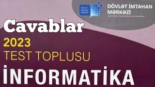 İnformatika test toplusu cavabları 2023 DİM [upl. by Marissa]