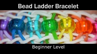 Rainbow Loom® Bead Ladder Bracelet [upl. by Lucchesi972]