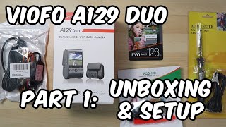 VIOFO A129 DUO Unboxing and Setup for Hardwire Installation Part 12 [upl. by Ulah421]