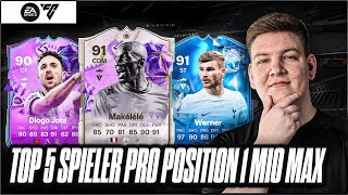 TOP 5 SPIELER AUF JEDER POSITION BIS 1 MILLION COINS IN EA FC 24 [upl. by Zerat]