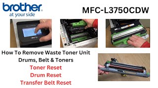 Toner Drum and Transfer Belt Counter Reset On A Brother MFCL3750 Printer Among Other Things [upl. by Attenaj]