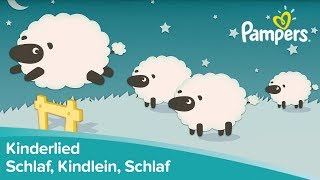 Schlaf Kindlein Schlaf Kinderlieder zum Anhören und Mitsingen  Pampers [upl. by Assirim]