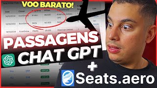 Descobri o Segredo para Encontrar PASSAGENS BARATAS com o ChatGPT [upl. by Kenon6]