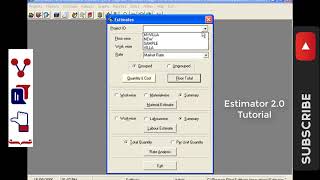 Preparing Estimates Estimator 20How to prepare a building Estimator 20 Lesson 13 [upl. by Eerpud]