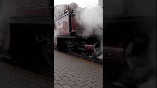 Double Fairlie WHEELSLIP train railway steamengine [upl. by Maris]