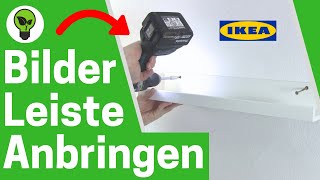 IKEA Mosslanda Bilderleiste Anbringen ✅ GENIALE ANLEITUNG Wie IKEA Bilderleisten Richtig Aufhängen [upl. by Elleinad]