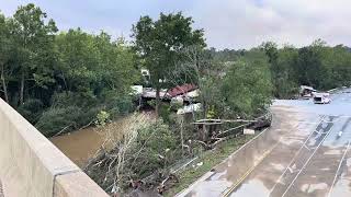 Asheville NC flooding Walgreens destroyed [upl. by Chloe651]