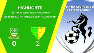 Sutton Athletic 02 Holmesdale 1956 FC  Match Highlights [upl. by Capriola]