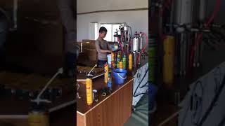 PU Foam filling machine [upl. by Guod802]