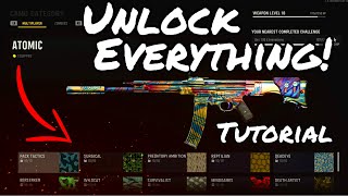 UNLOCK ALL COD Vanguard TOOL ALL WEAPONS PERKS MASTERY CAMOS amp MORE FULL TUTORIAL [upl. by Savina914]