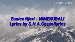 Eunice Njeri  NIMEKUBALI lyrics [upl. by Schluter382]