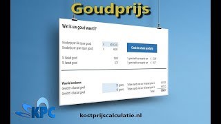 Goudprijs in Excel [upl. by Canada]