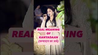 Kanyadan Real meaning कन्यादान❤️ पाणिग्रहण Musical Pheras with Minaxi musicalpheras shorts [upl. by Tessy]