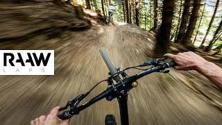 Adrenaline Rush GoPro POV on Champerys Insane World Cup Downhill Track  RAAW Laps [upl. by Elvie]