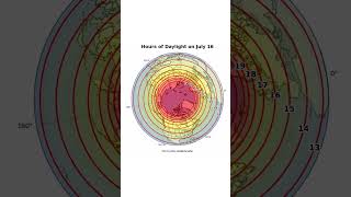 Tracking Daylight Northern Hemispheres Changing Light Hours [upl. by Trauner]