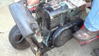 1972 Sears SS15 Garden Tractor 15 HP Briggs [upl. by Einahpet404]