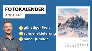 Fotokalender gestalten für 2025  Anleitung amp bester Anbieter [upl. by Larentia157]