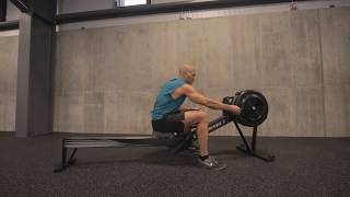 Getting Ready to Row on the Rowing Machine with Concept2 [upl. by Patti]