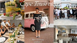 Cape Town vlogMel B birthday weekendVilla tour Camps Baywine tastingHigh teaBirthday dinnerBea [upl. by Ydak]