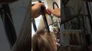 Razor cutting longer hair for the ultimate in softness hairstyle hairpro hairtrends [upl. by Ettelloc]