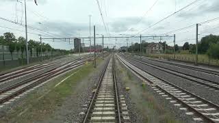 Train cab ride Almelo via track 206 20240804 [upl. by Tammany]