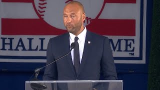 Derek Jeter FULL Hall of Fame Speech  Yankees legend inducted into Baseball Hall of Fame [upl. by Altis]