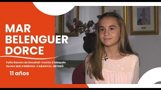 Candidatas a Fallera Mayor Infantil de Valencia 2025 Mar Belenguer Dorce [upl. by Alverson]