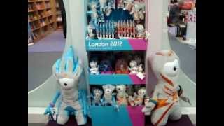 London Olympics Mascots Wenlock and Mandeville  The Toys Show [upl. by O'Neill]