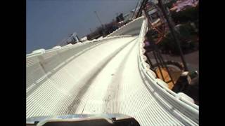 Avalanche Bobsled Roller Coaster POV Blackpool Pleasure Beach England UK [upl. by Thaine367]